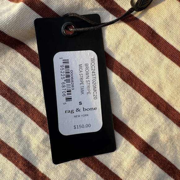 rag & bone NWT
Mica Stripe Tank Brownstripe Sz S - Picture 15 of 16